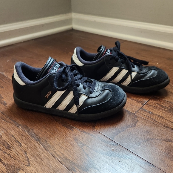 adidas Other - Adidas Black Kids Samba Indoor Soccer Shoes Size 2